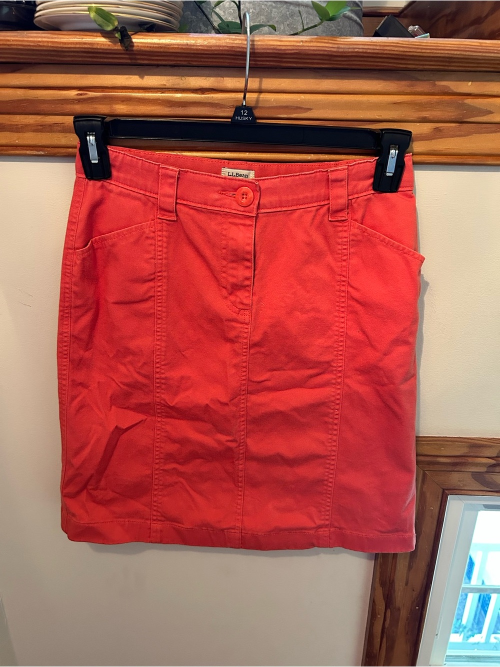 L.L. Bean Coral Mini Skirt